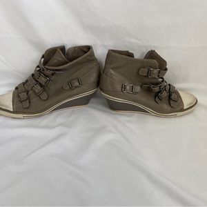 ASH Genial Bis Limited Wedge Sneaker Shoe Grey